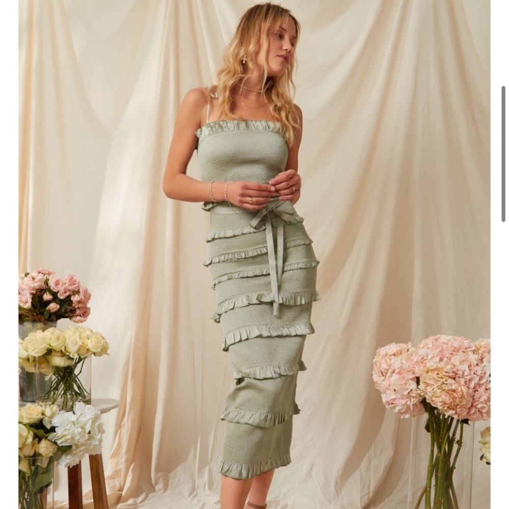 V. Chapman Lily Sage Dress | V Chapman | Size 2